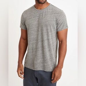 Men’s Marine Layer Signature Crew Tee in Flax Grey Size L/XL